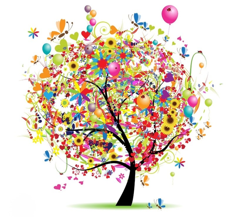 Arbre coloré – atelier Bien-être & Créativité