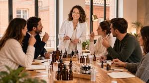 Atelier en groupe autour des huiles essentielles